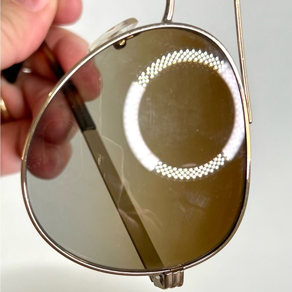 TORY BURCH AVIATOR STYLE METAL FRAME SUNGLASSES main image 10